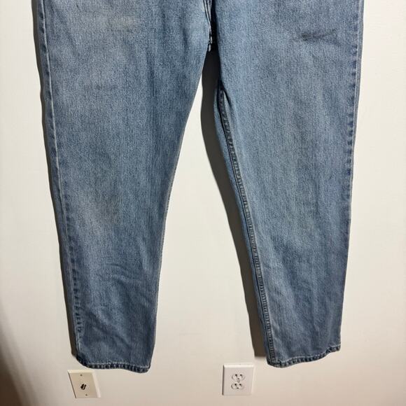 Levi's 505 Regular Fit Straight Vintage Jean Men 33x30 Blue Light Wash Cotton - Picture 5 of 13